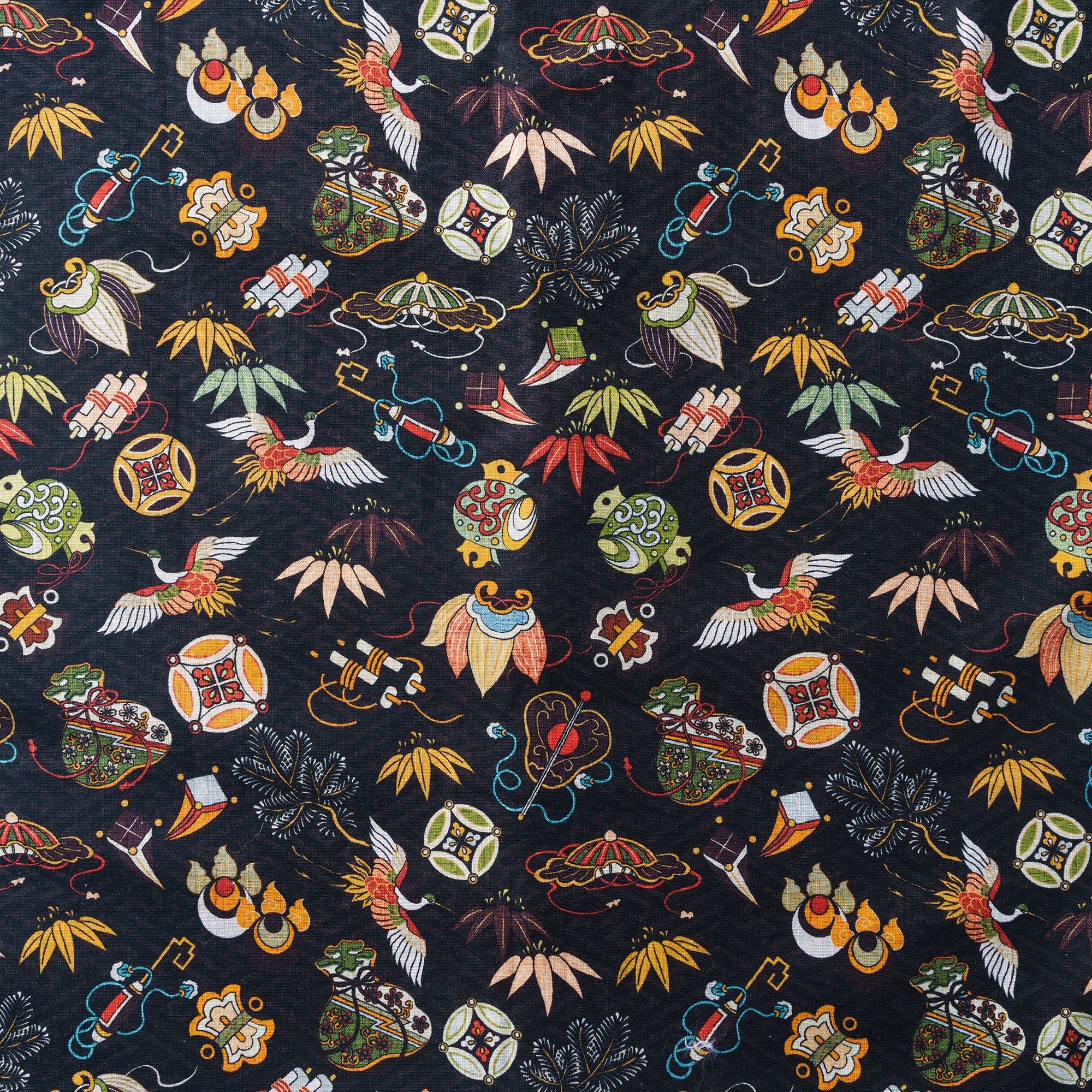 Nippon's Treasure Patterns 100% Cotton Men's Long Sleeve Button-down Shirt Aloha Hawaiian