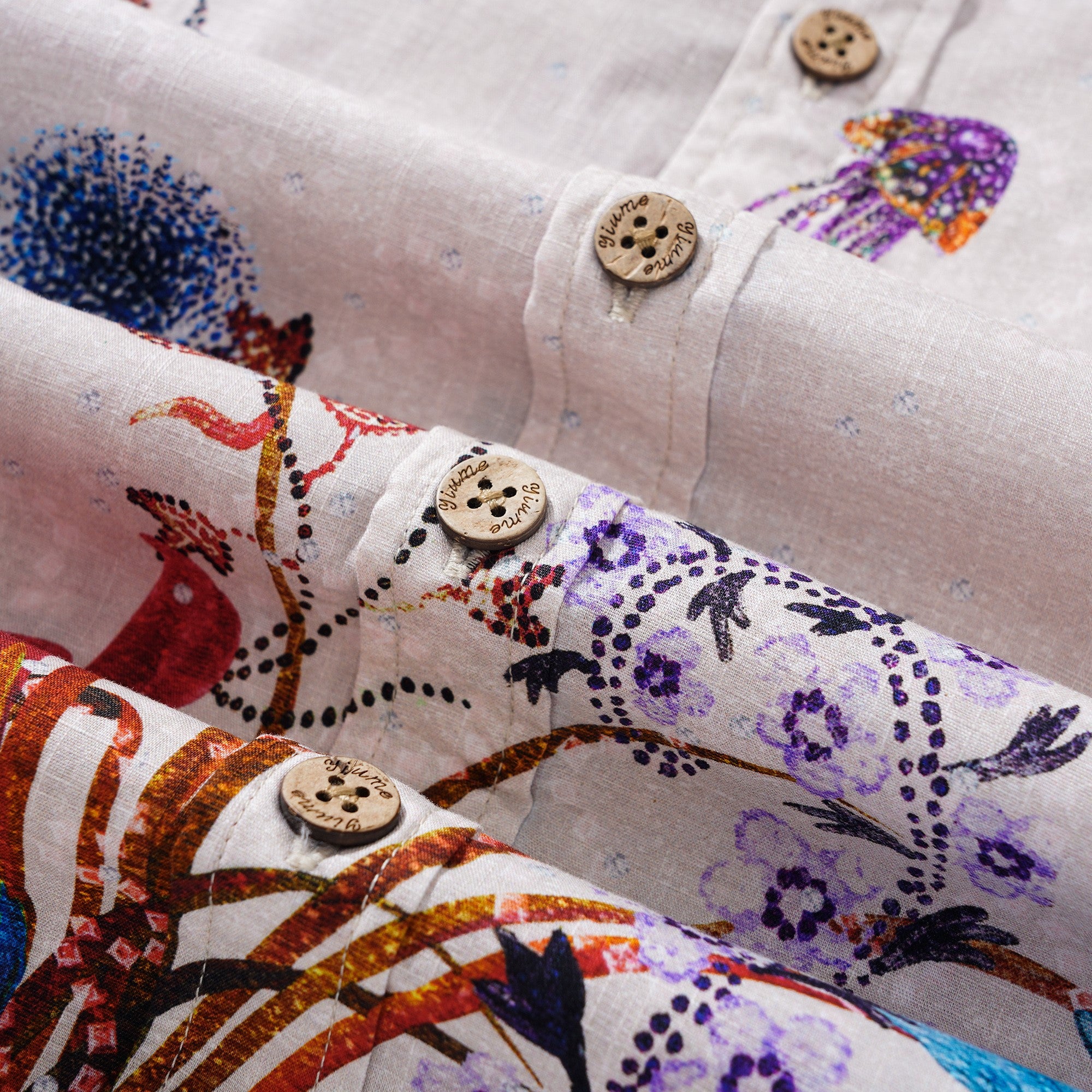 Chemise hawaïenne masculine à manches courtes à manches courtes 100% coton Aloha Premium Aloha Shirts pour hommes sophistiqués