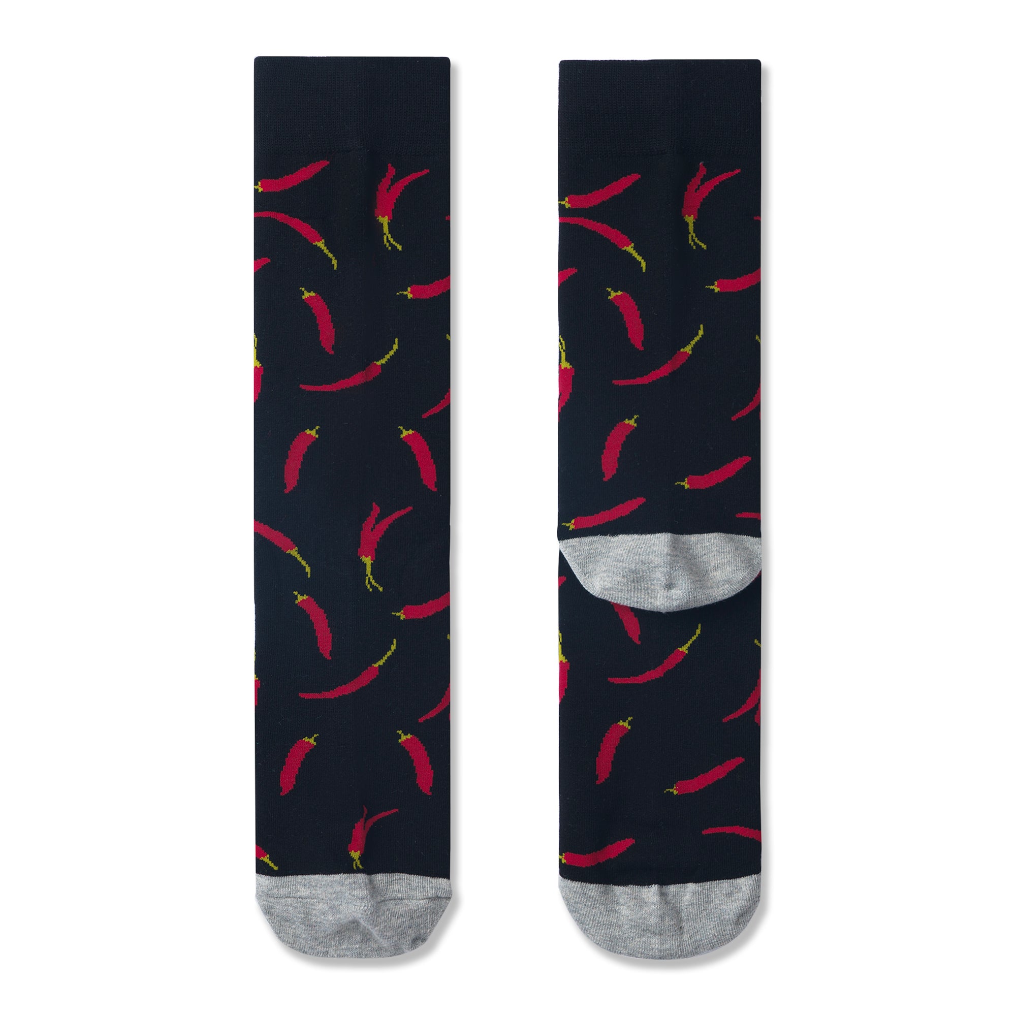 Chaussettes pour hommes avec imprimé piment chili