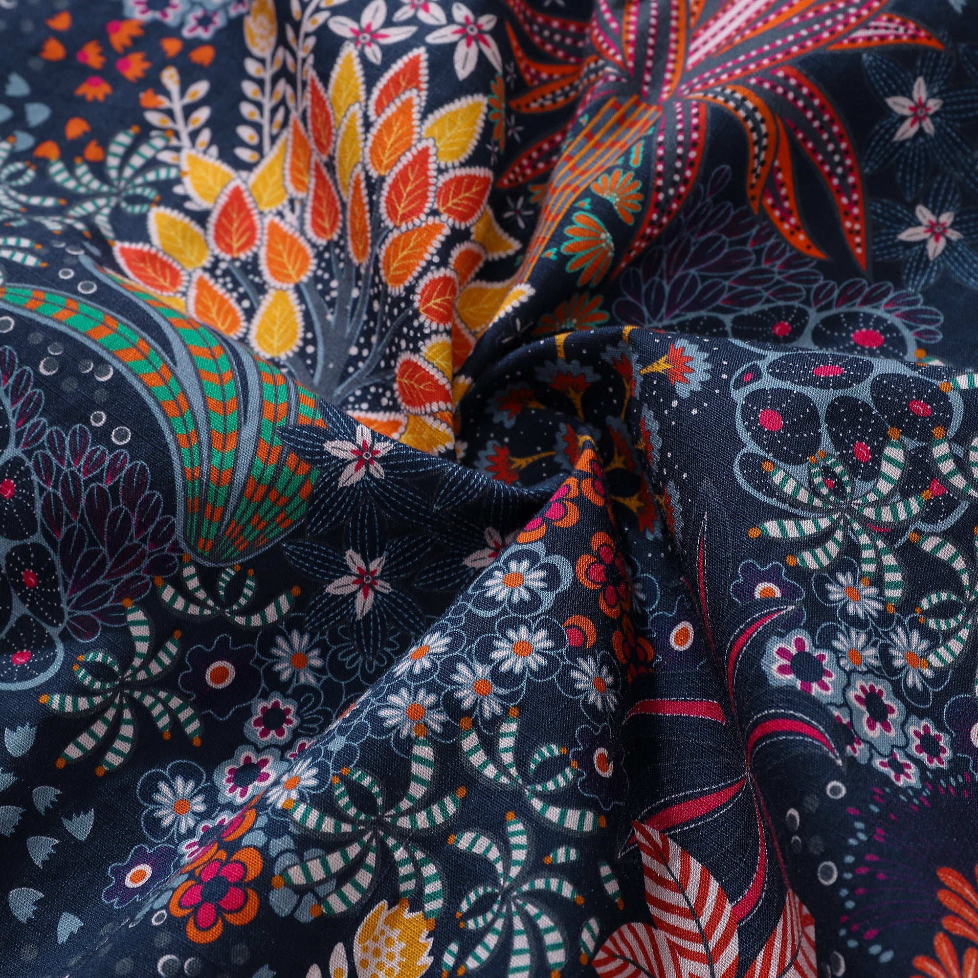 Women's Hawaiian Shirt Quirky Plants Print Cotton Button-up Short Sleeve Quirky Plants Women Shirt