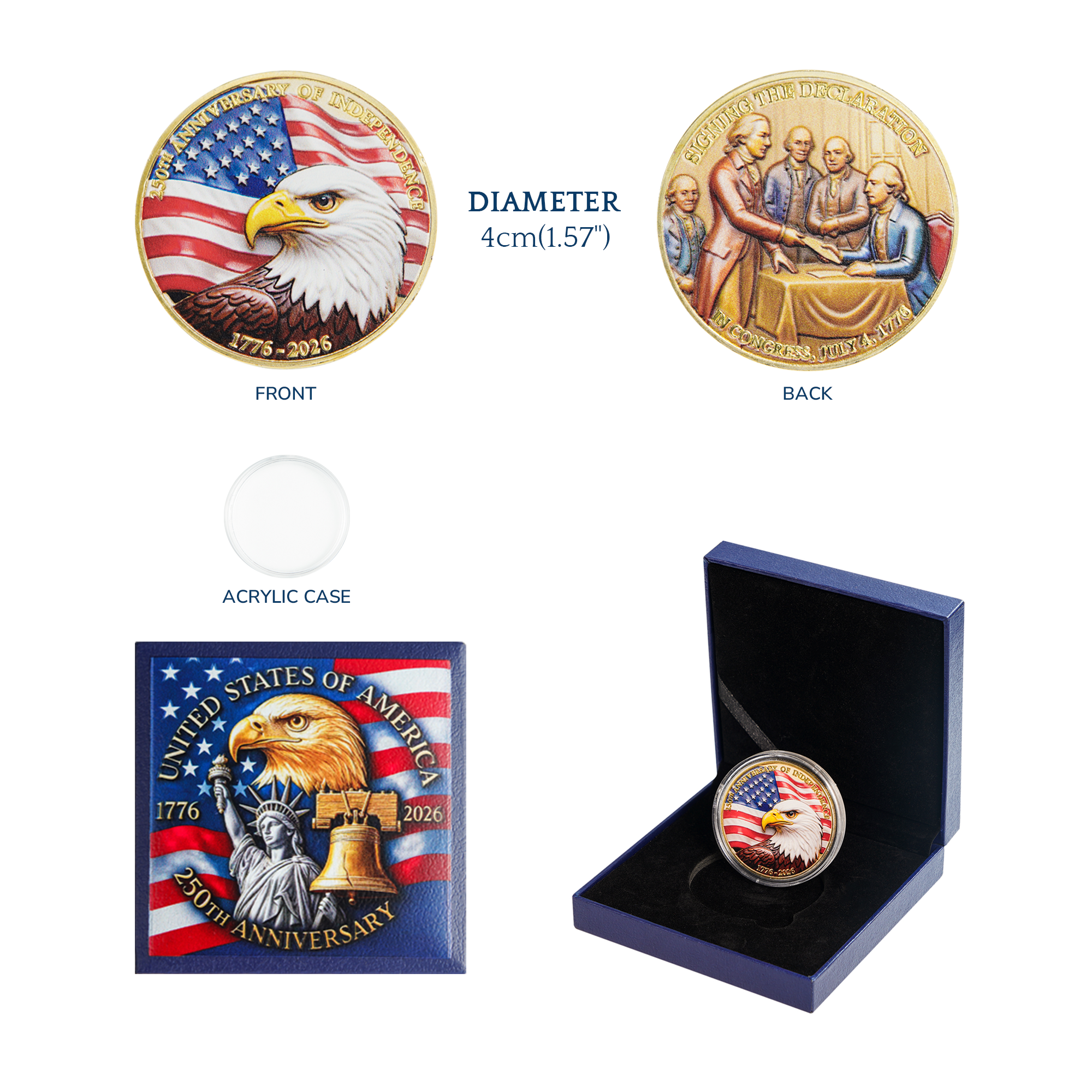 Double-Sided Collector's Coin Front Design