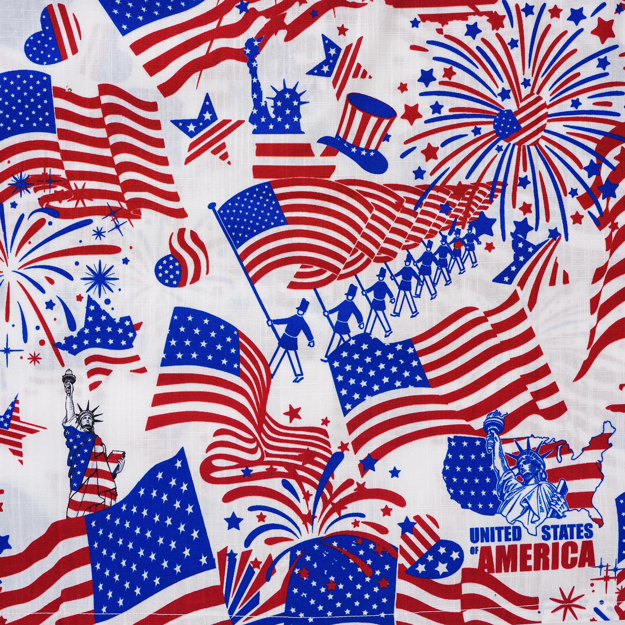 Chemise hawaïenne masculine à manches courtes à manches courtes 100% coton Blue Aloha American Célébration