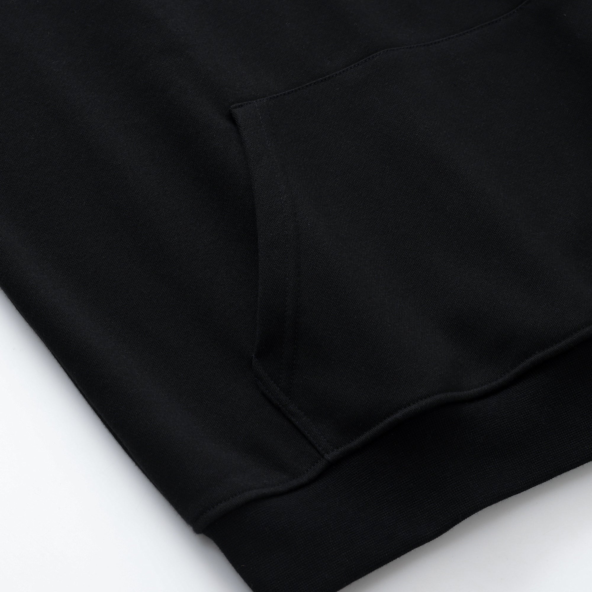 Solid Color Hoodie For Men Classic Basic Hoodie - BLACK