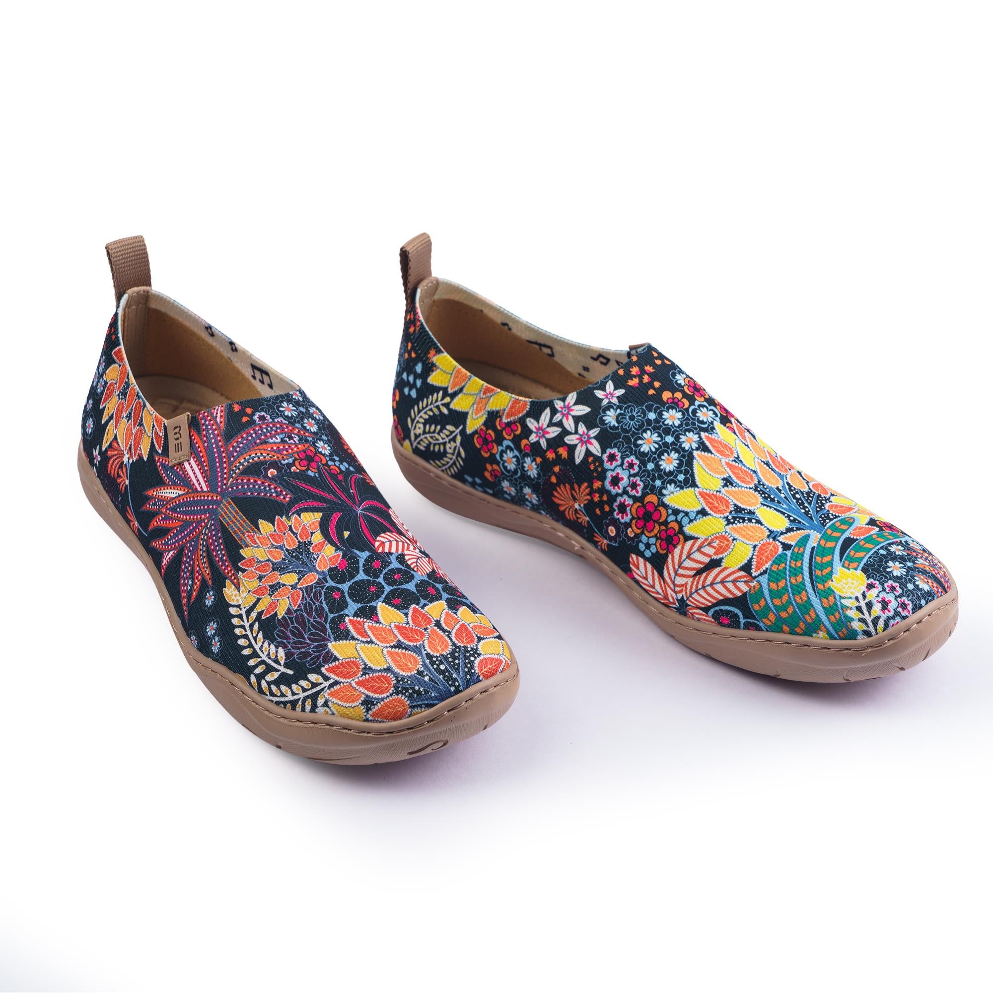 Quirky Plants Women's Slip-On Shoes Painted Canvas Sneakers Hawaiian-inspired Aloha Shirts For Men - Premium Collection