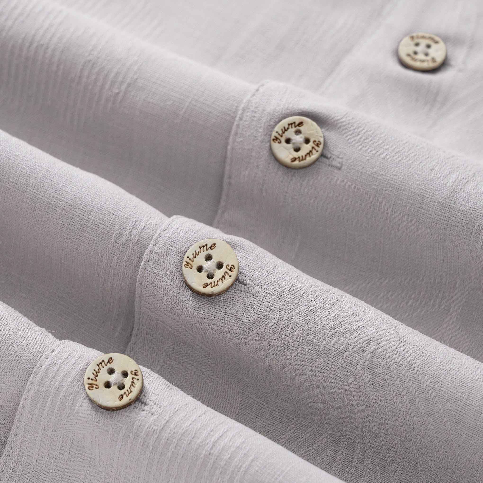 Chemise hawaïenne pour hommes en soie jacquard à col camp - Kaki clair