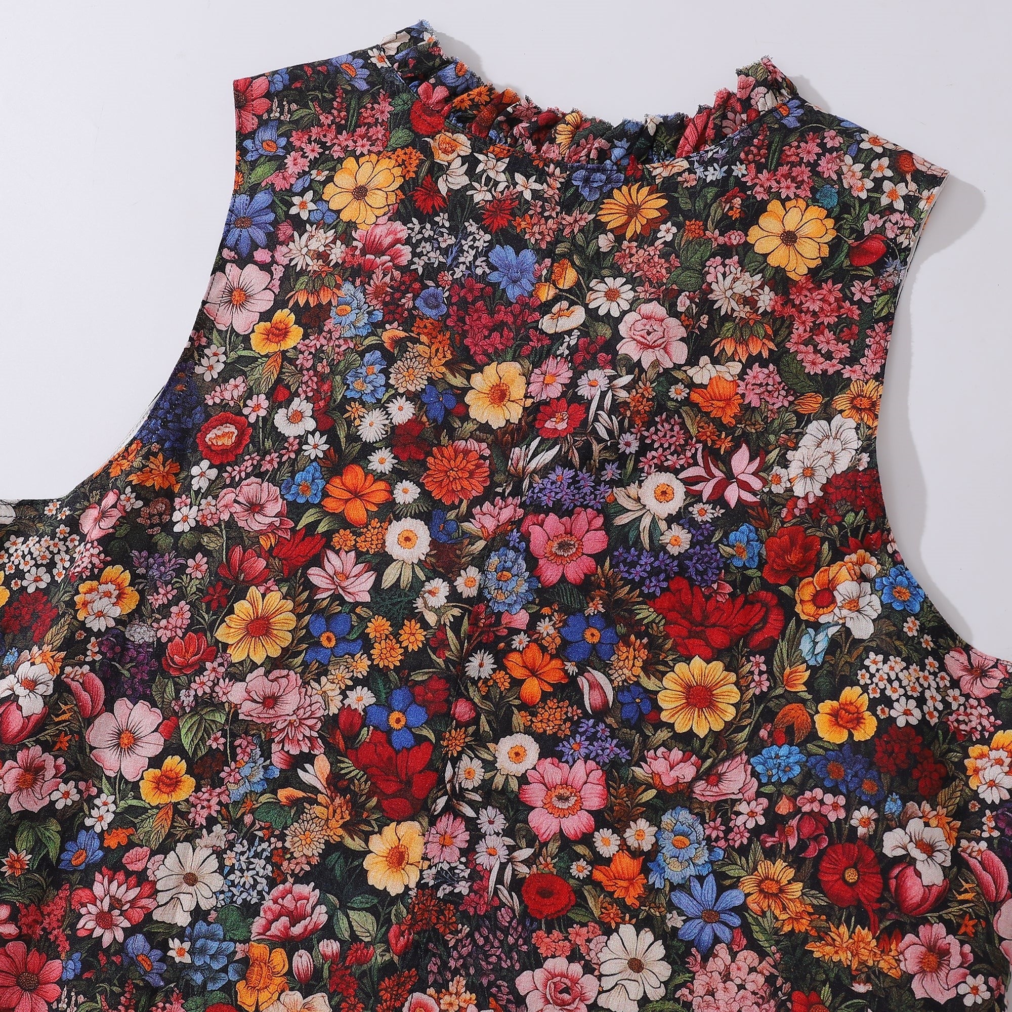 Hawaiian Dress For Women Among the Flowers V-Neck Dress Among The Flowers Dress