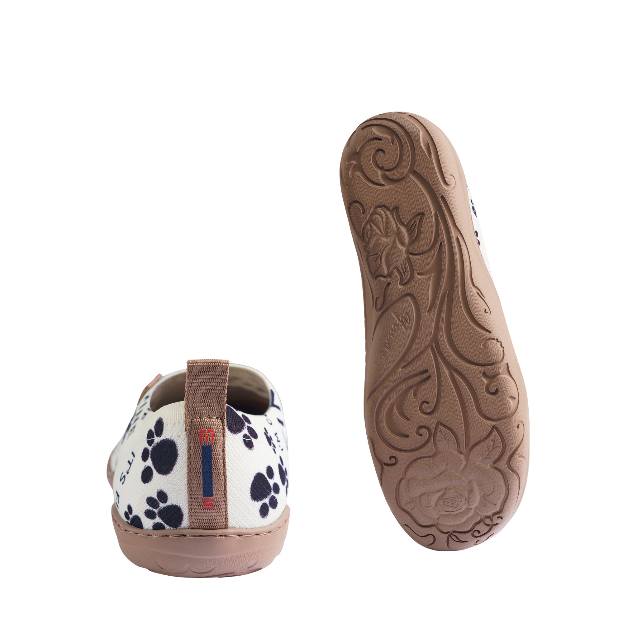 Black Cat Print Cute Women's Slip-On Shoes Painted Canvas Sneakers