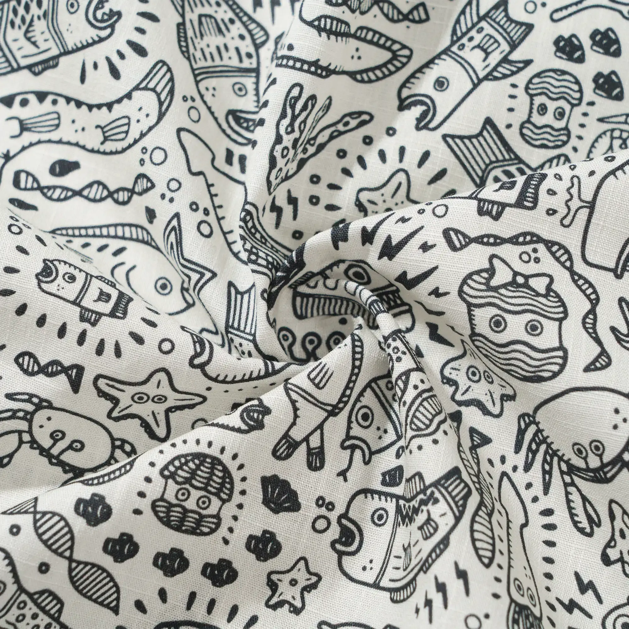 Luxury print Hawaiian shirt for vacation