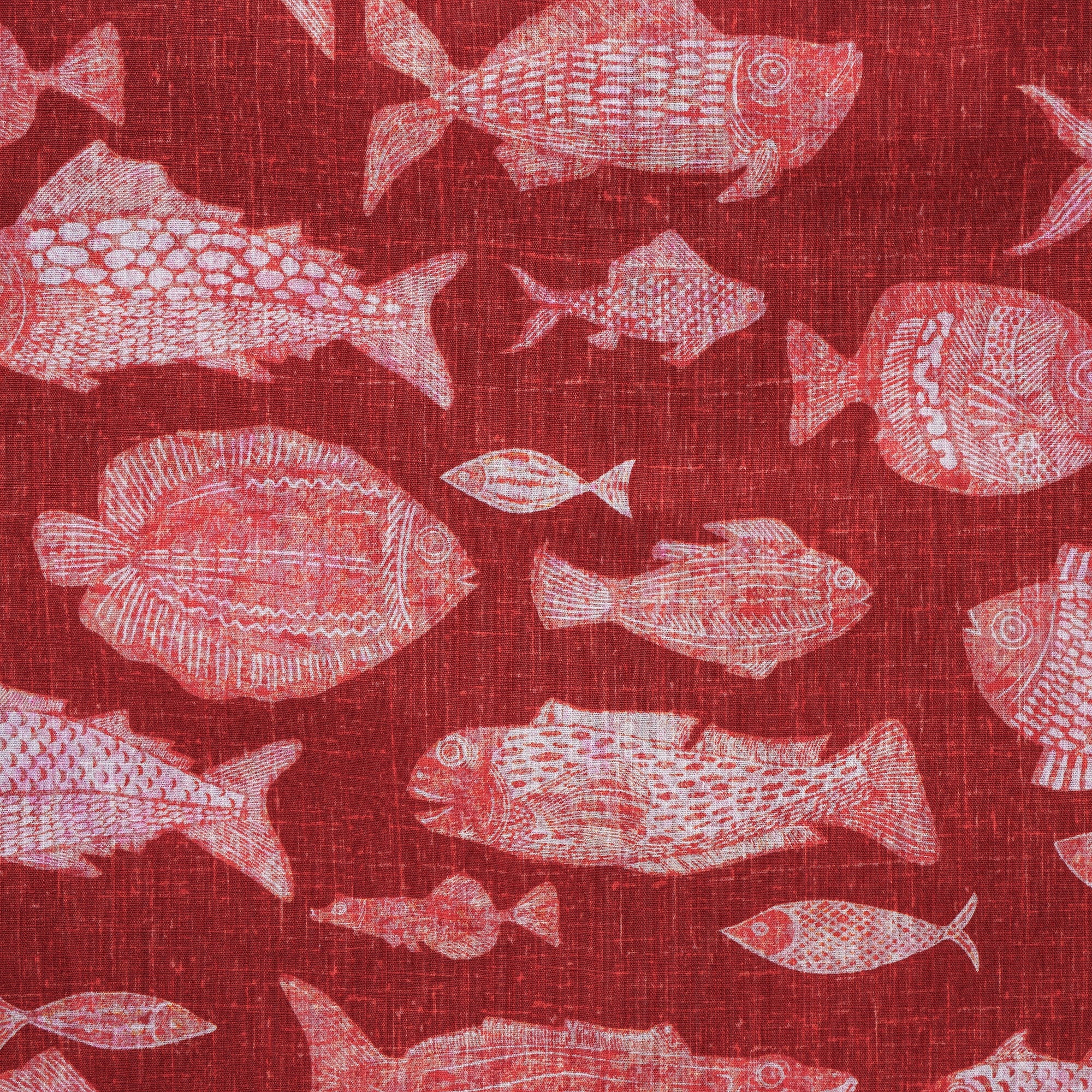 Chemise hawaïenne à poisson rouge masculin 100% coton bouton-mouton à manches courtes à manches courtes pour cadeau