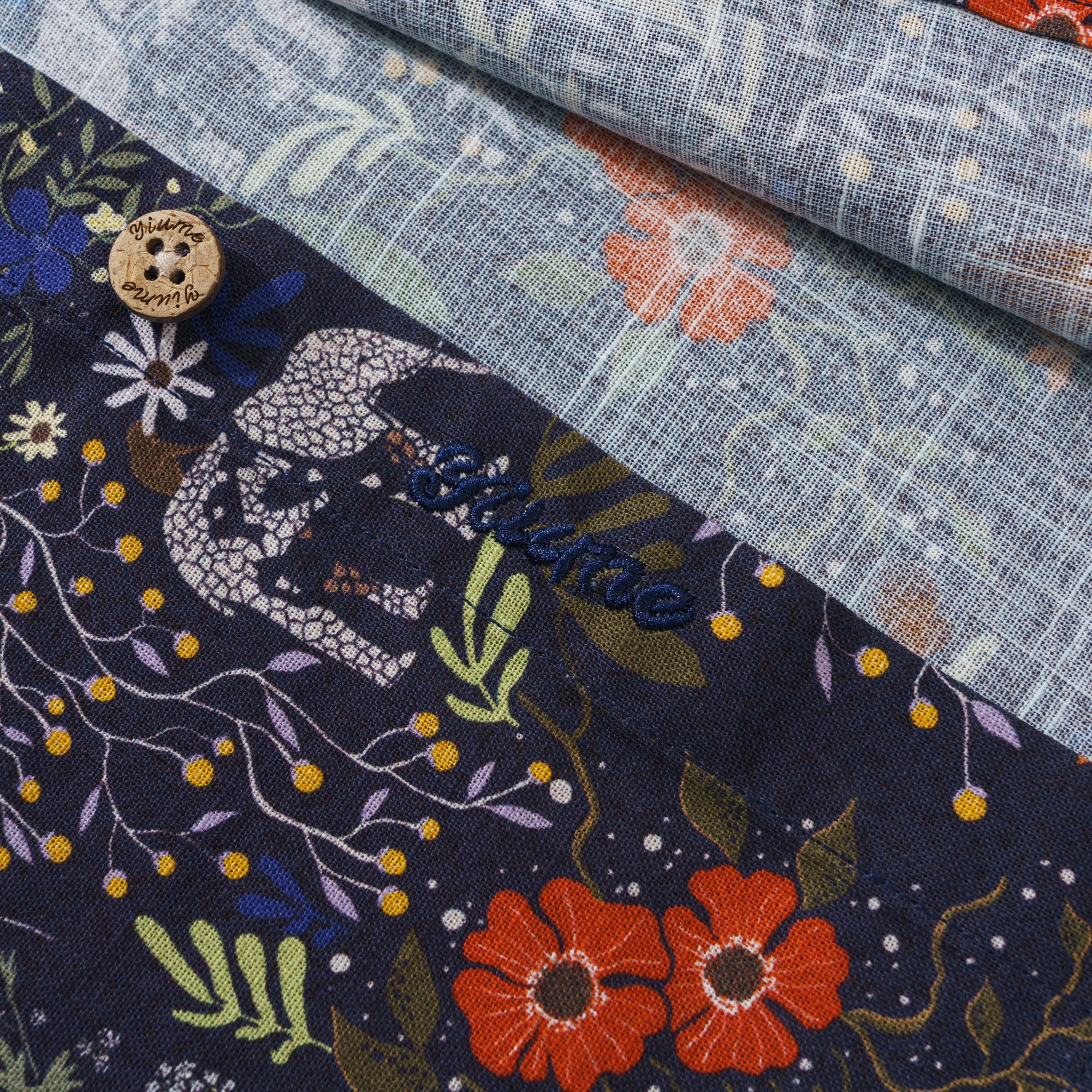 Chemise à manches longues pour homme Heavenly Garden 100 % coton Aloha hawaïenne