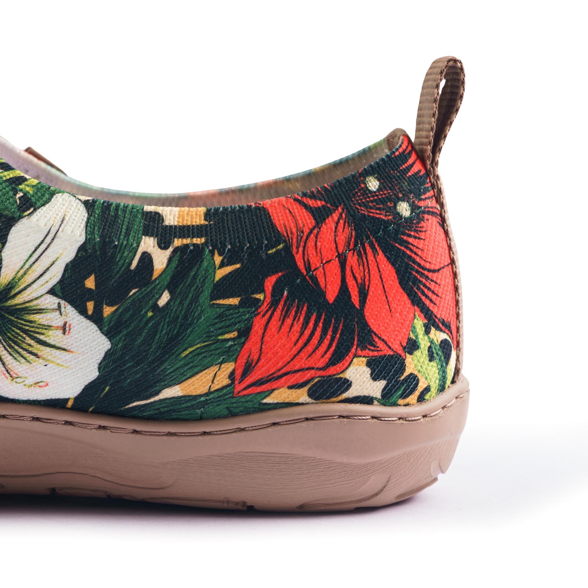 Tropische Harmonie Frauen-Slip-On-Schuhe gestrichene Leinwand-Sneaker