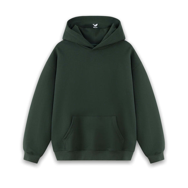 Yiume Hoodie For Men Casual Classic Basic Hoodie - DARK GREEN