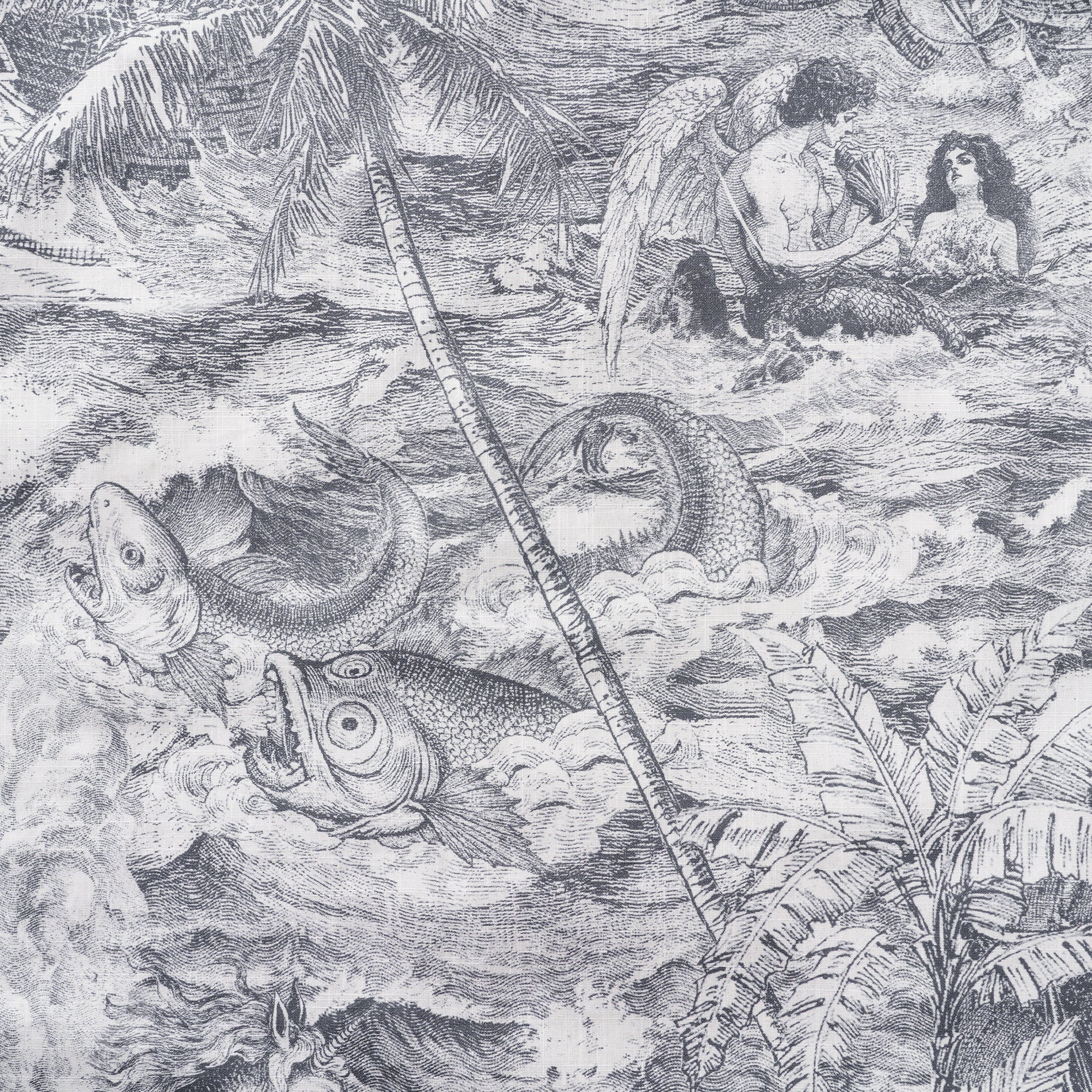 Collier de camp à manches courtes à manches courtes pour hommes 100% coton gris océan spirituel