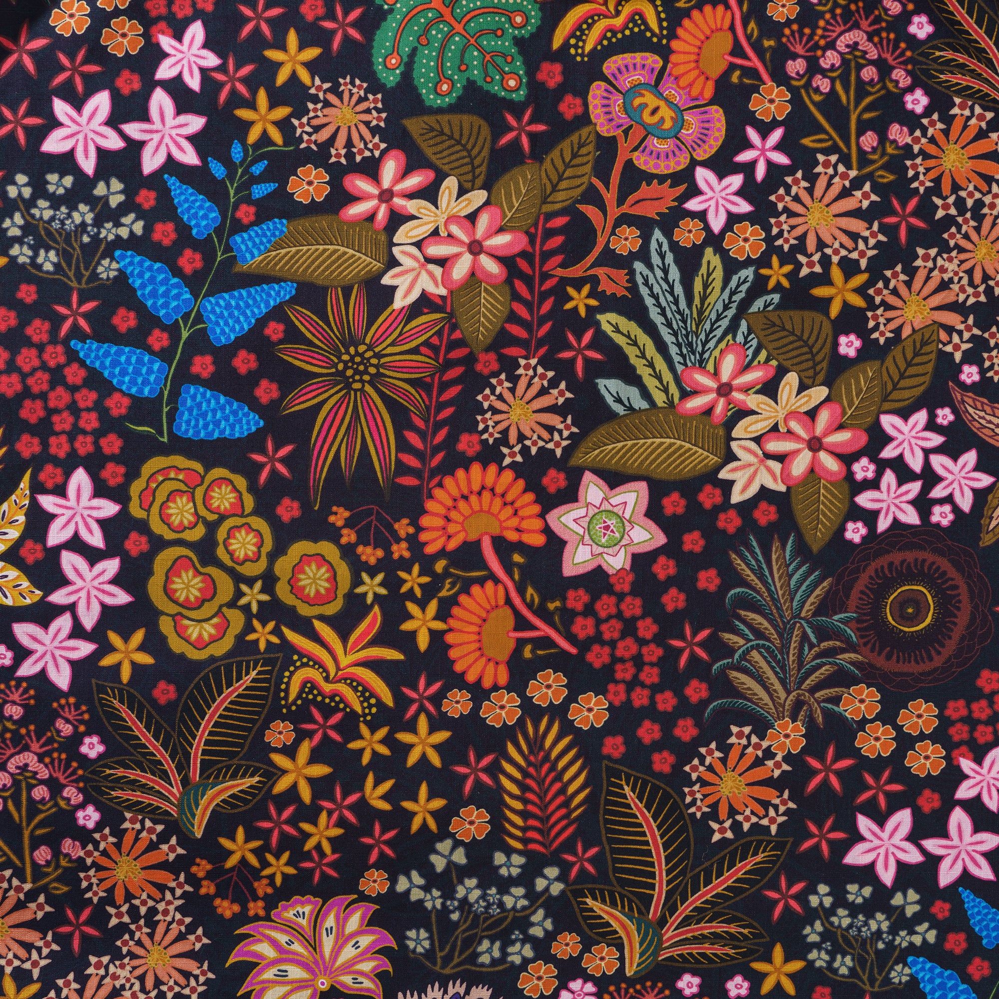 1950er Jahre Blumen Hawaiian Shirt 100% Baumwolle Herren Kurzarm Button-Down Aloha Shirt