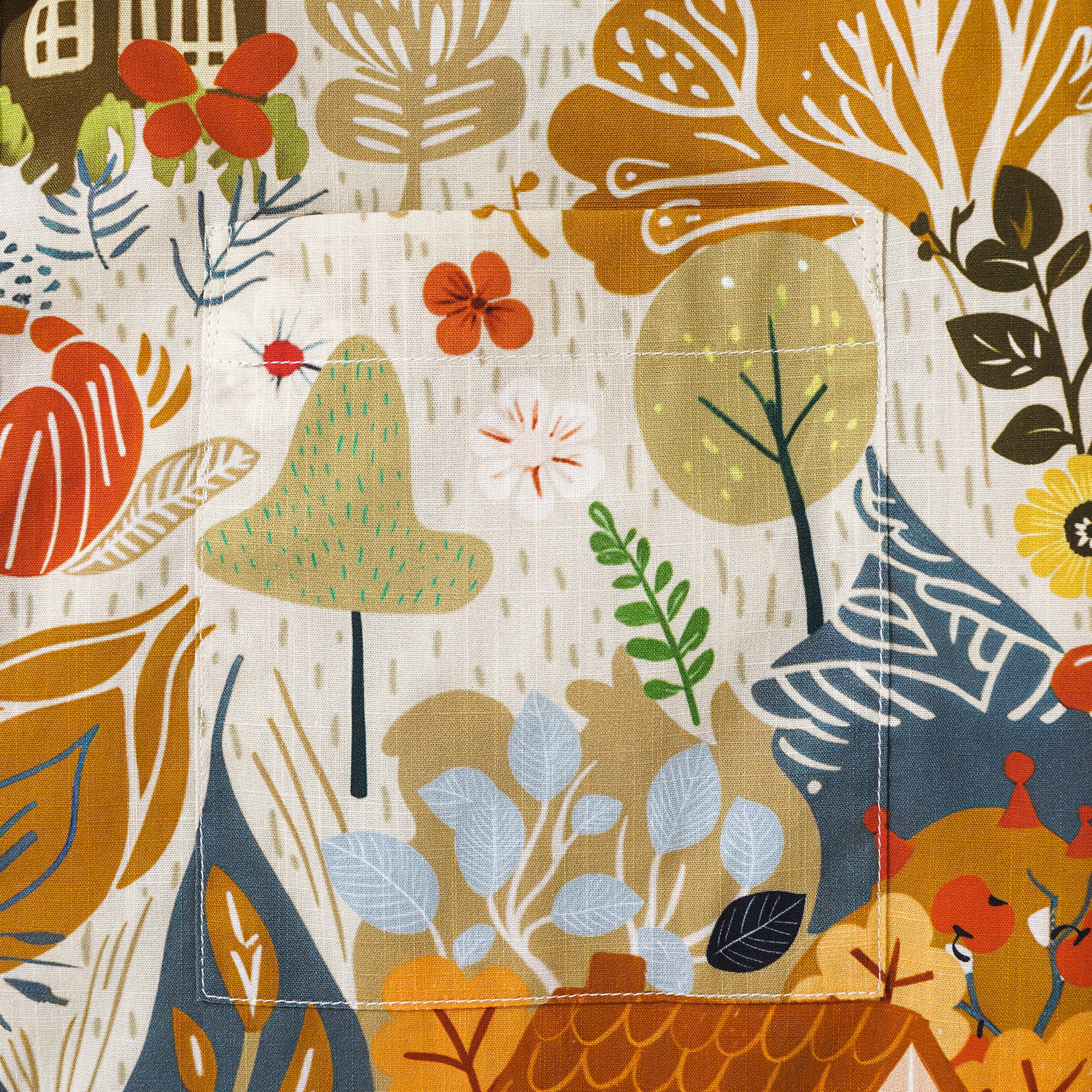 Herren Hawaii-Hemd Kurzarm Mit Knöpfen 100% Baumwolle Braun Aloha Nachmittag Ebenen