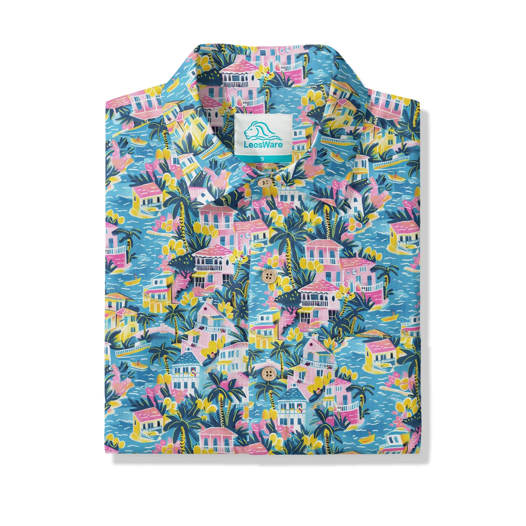 Luxury Print Men's Hawaiian Shirt