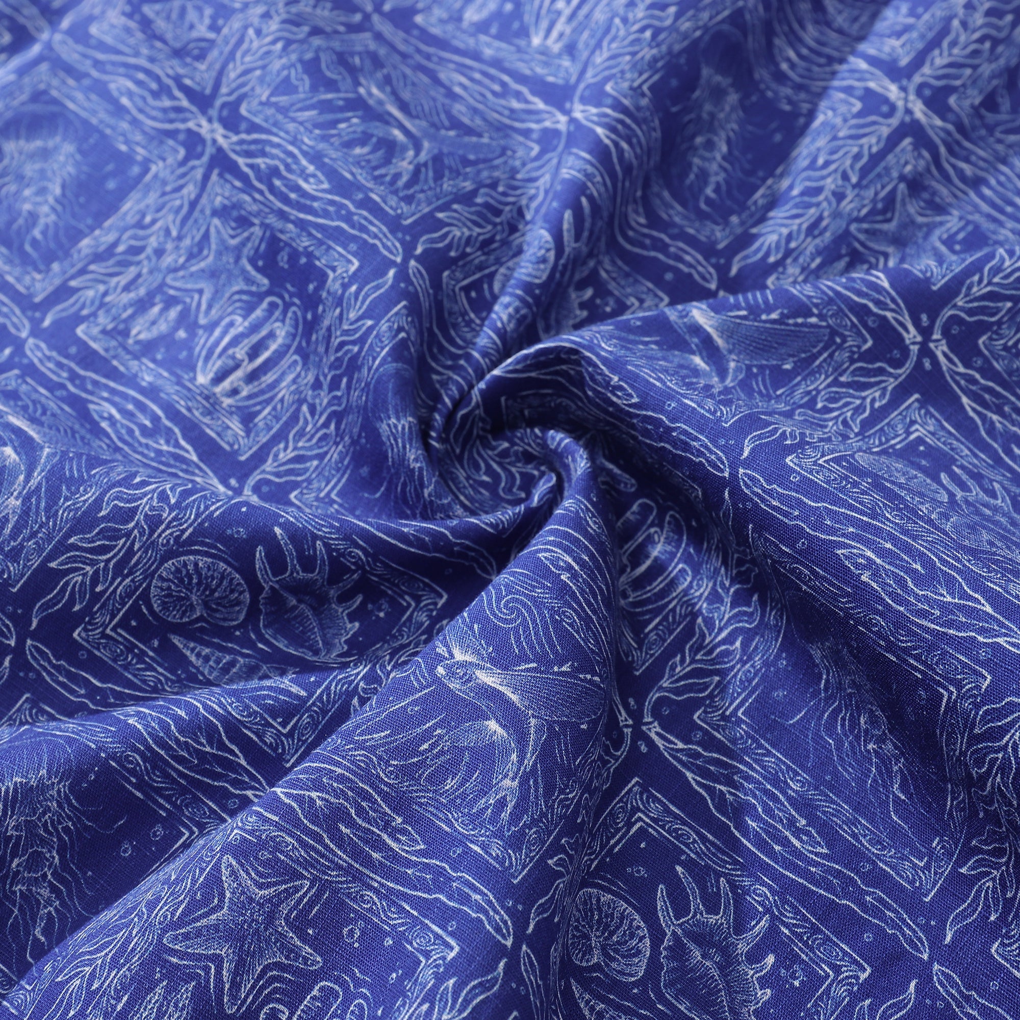 Yiume Bluey Hawaiian Shirt für Männer Ozeanleben Shirt Kurzarm Hawaiian Shirt