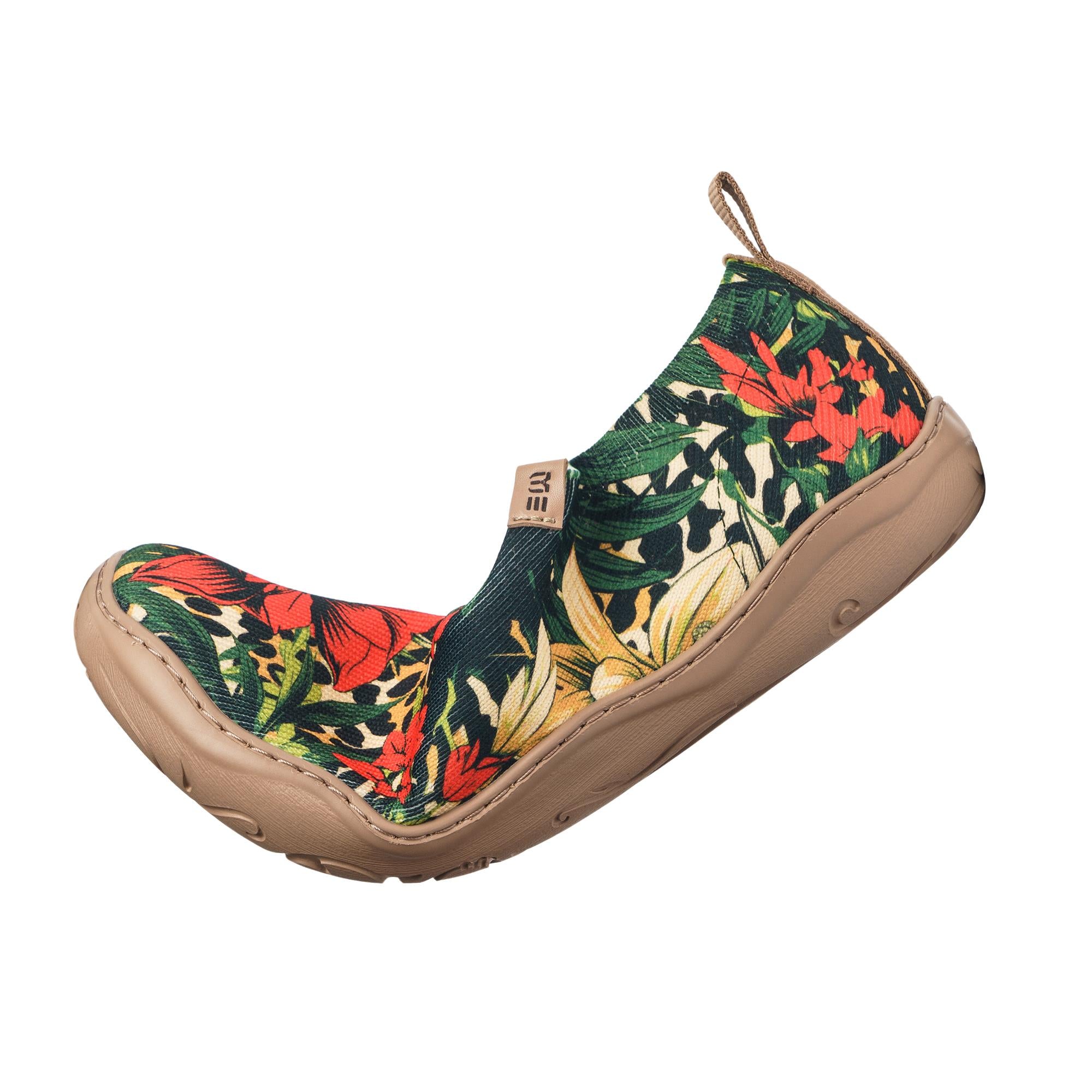 Tropische Harmonie Frauen-Slip-On-Schuhe gestrichene Leinwand-Sneaker