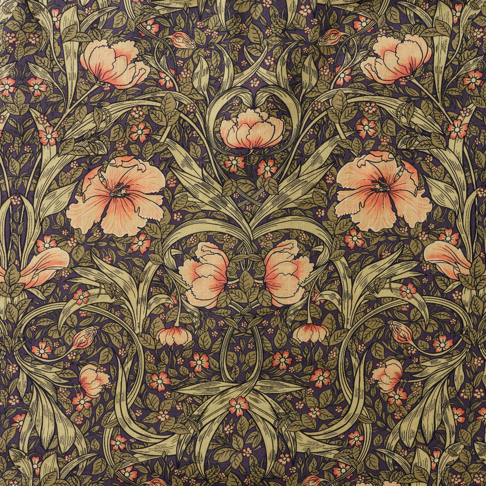 Blühende Blüten 100% Baumwolle Herren Kurzarm Hemd mit Knopfleiste Grün Aloha Hawaiian