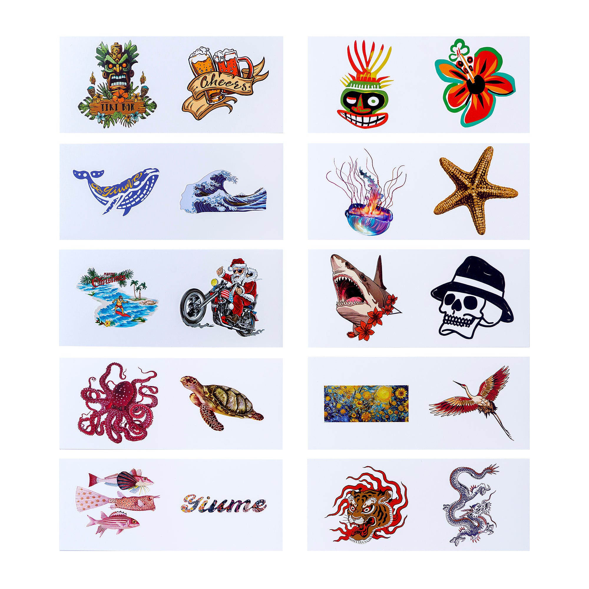 Autocollants Artistiques Yiume 1 Pack (20 Autocollants)