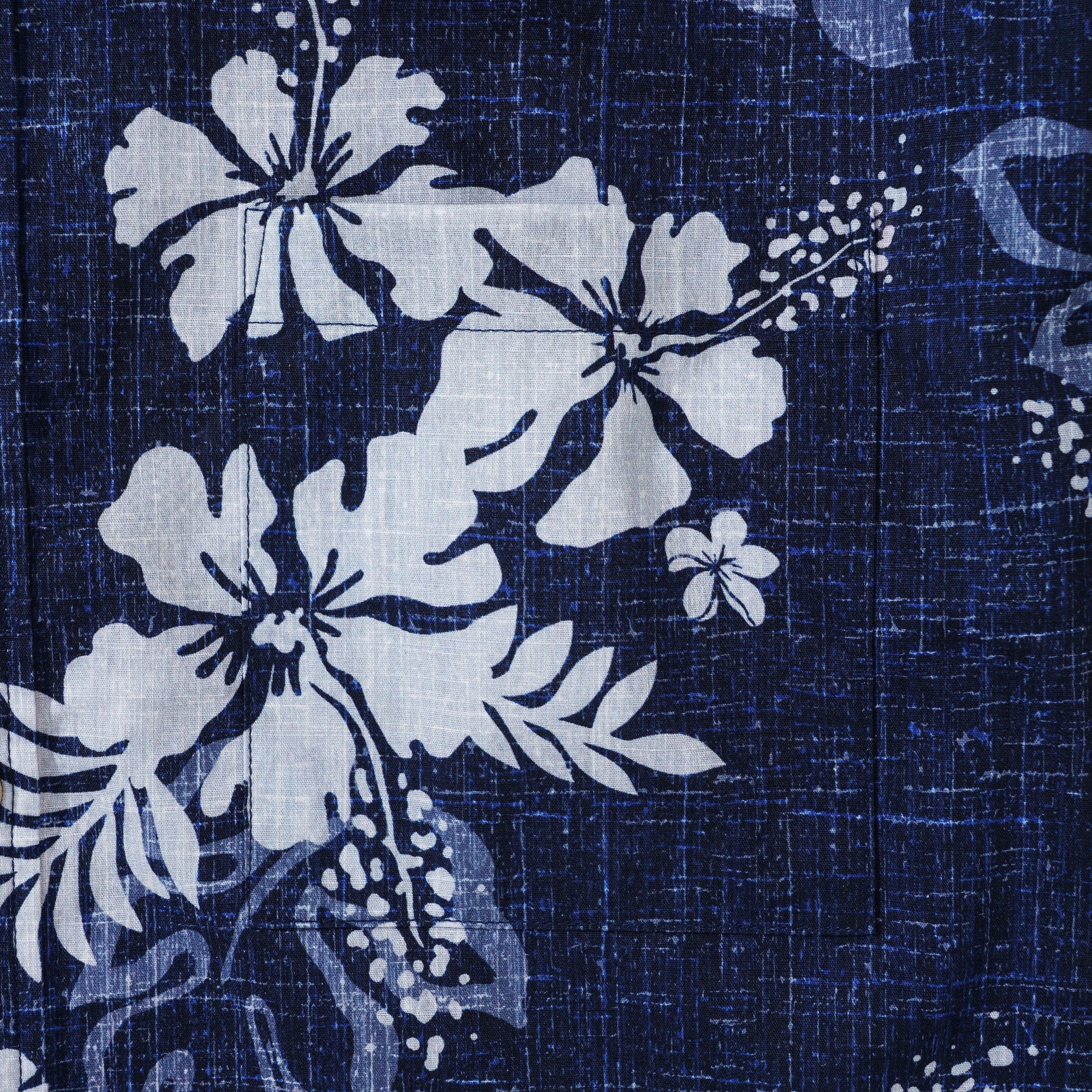 Tropisches hawaiianisches Hemd für Männer atmungsaktives Hemd Blaues kurzärmeliges Knopffalten-Falten-Hemd