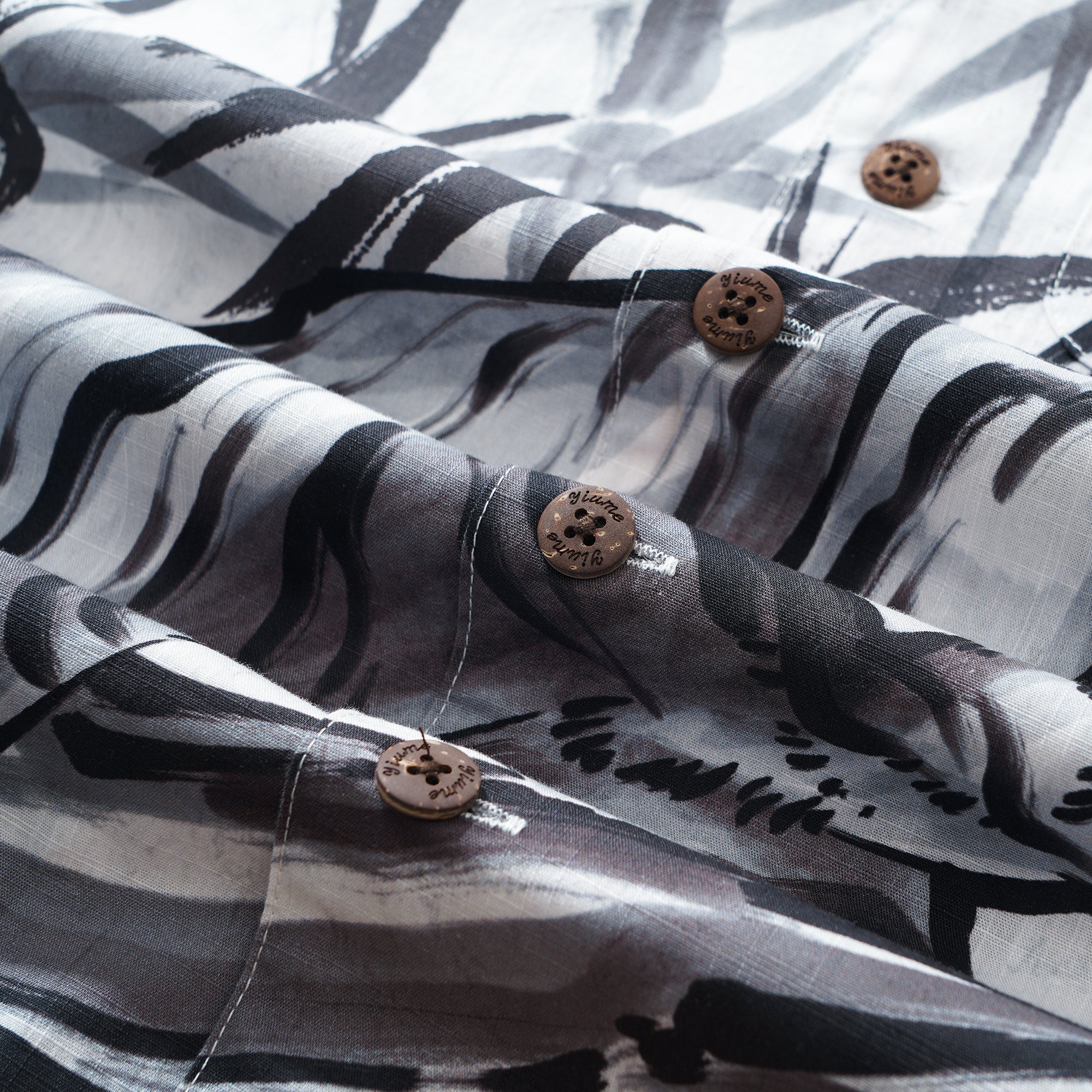 100% Cotton Bamboo Hawaiian Shirt For Men Tiger Camp Collar Shirt Tiger Roaring In The Mountains