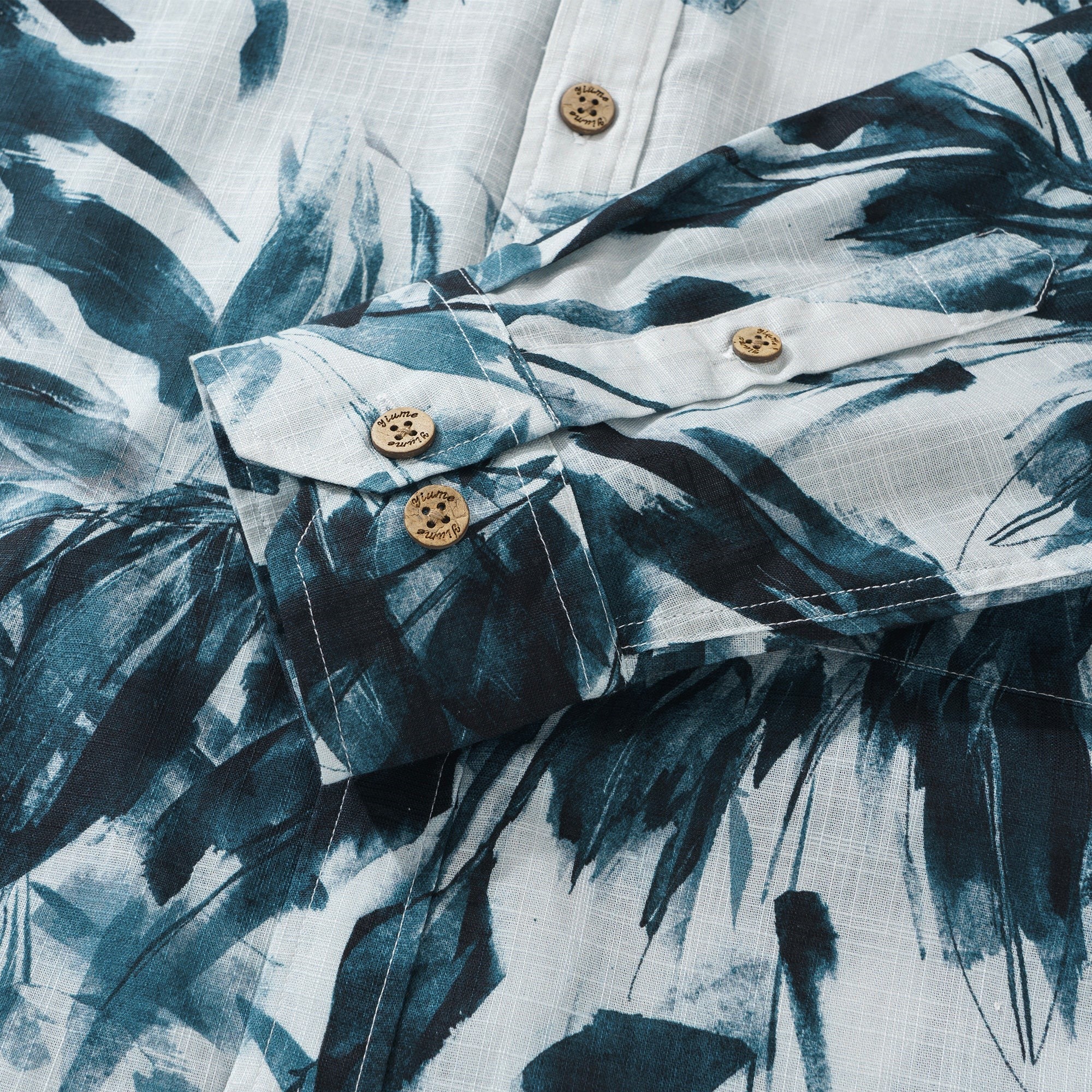 Chemises hawaïennes artisanales Kona Breeze pour hommes 100 % coton, chemise hawaïenne à manches longues avec boutons Aloha pour hommes.