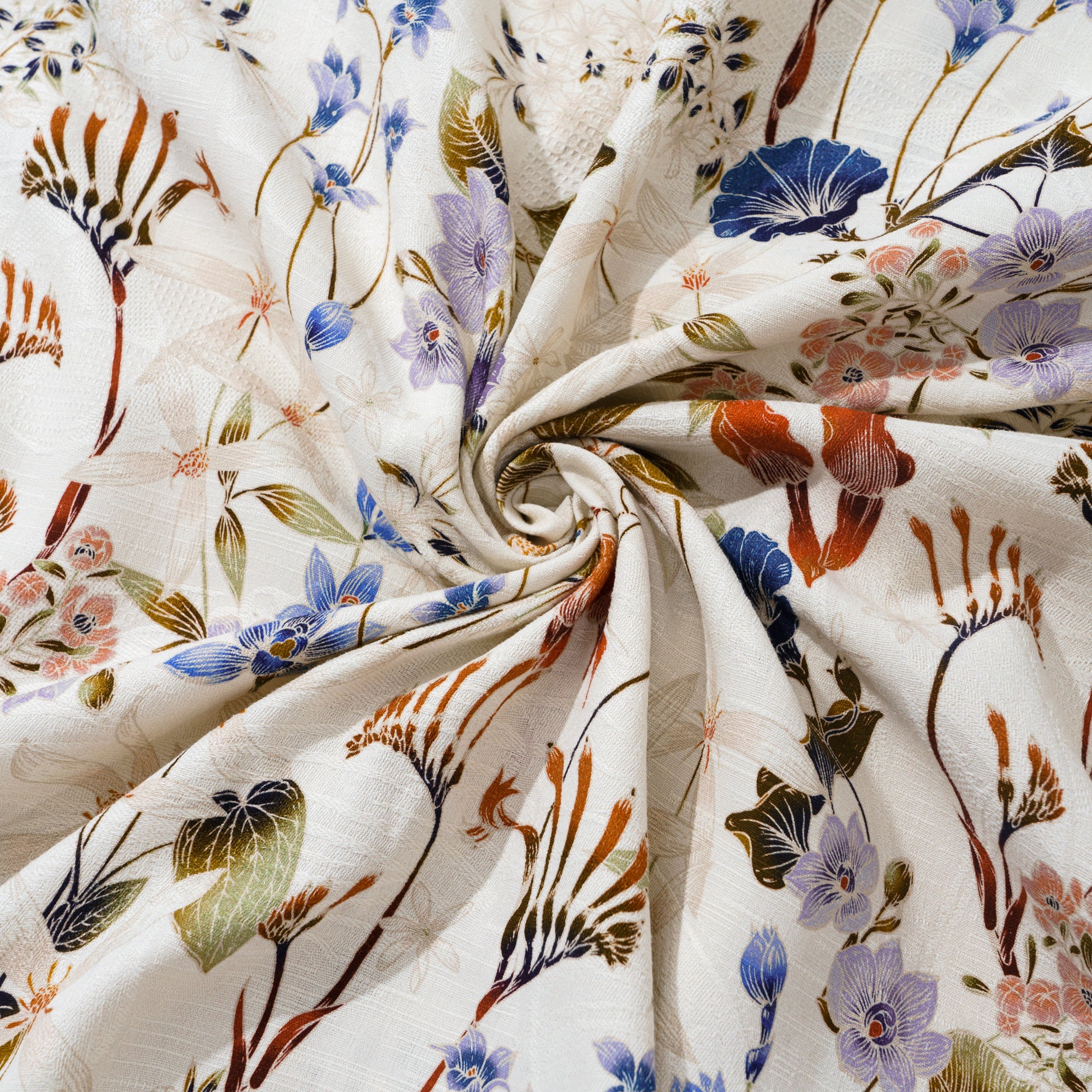 Chemise hawaïenne 100 % soie pour hommes Australian Wildflower Mid par Eloise, chemise Aloha à col camp.