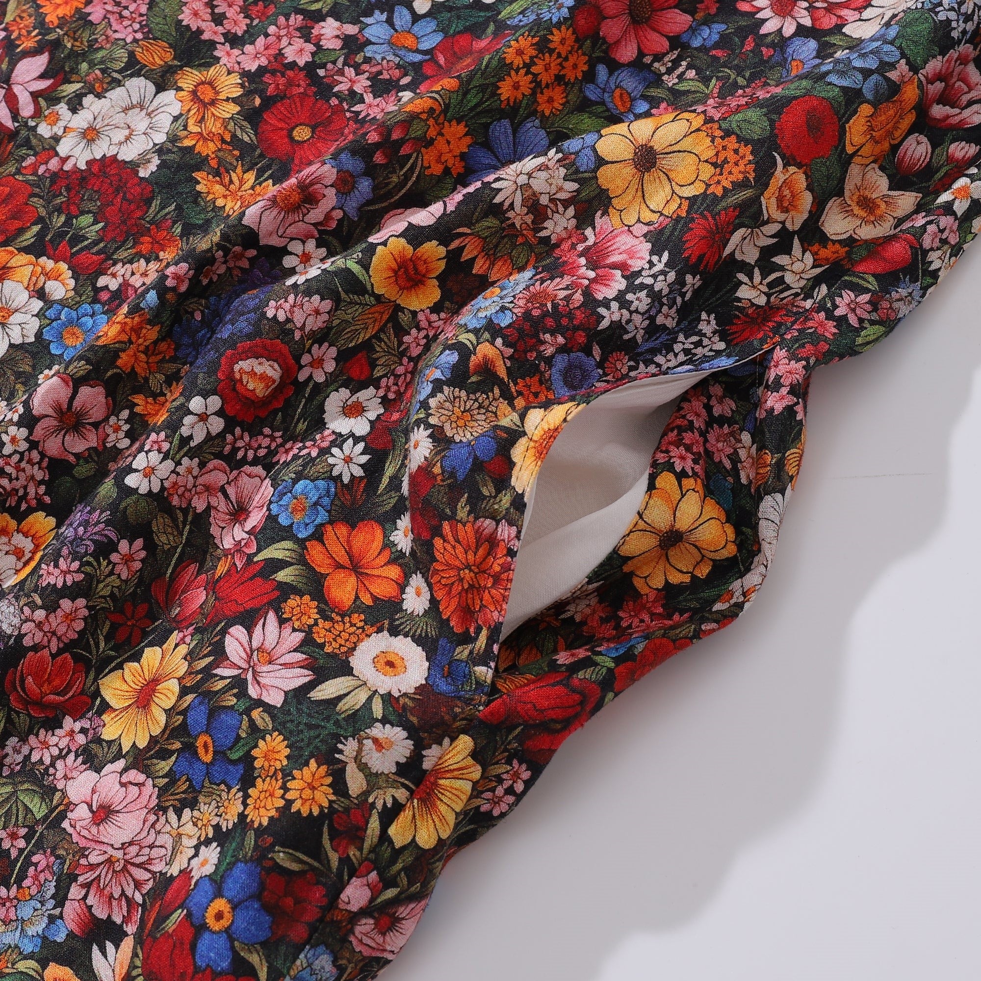 Hawaiian Dress For Women Among the Flowers V-Neck Dress Among The Flowers Dress