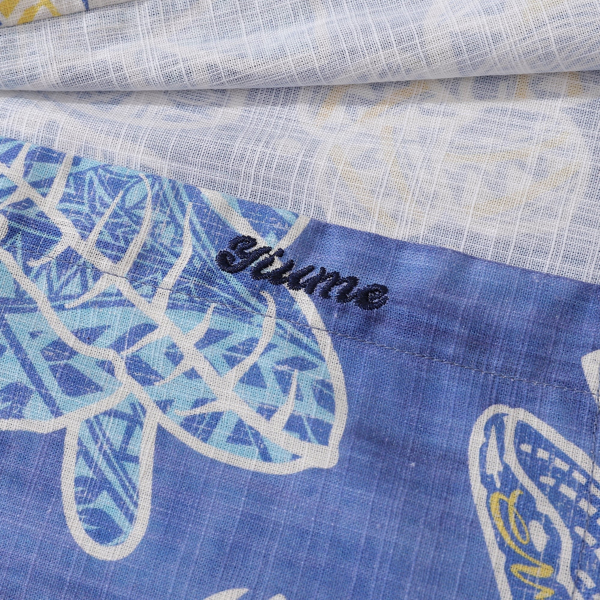 Chemise hawaïenne à manches longues pour hommes, en coton, avec des plantes hawaïennes natives, chemise Aloha à boutons.