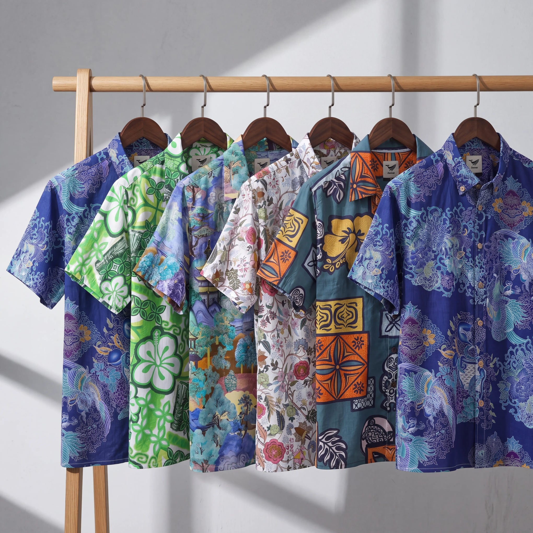 Camisa de Manga Corta para Hombre Misterioso