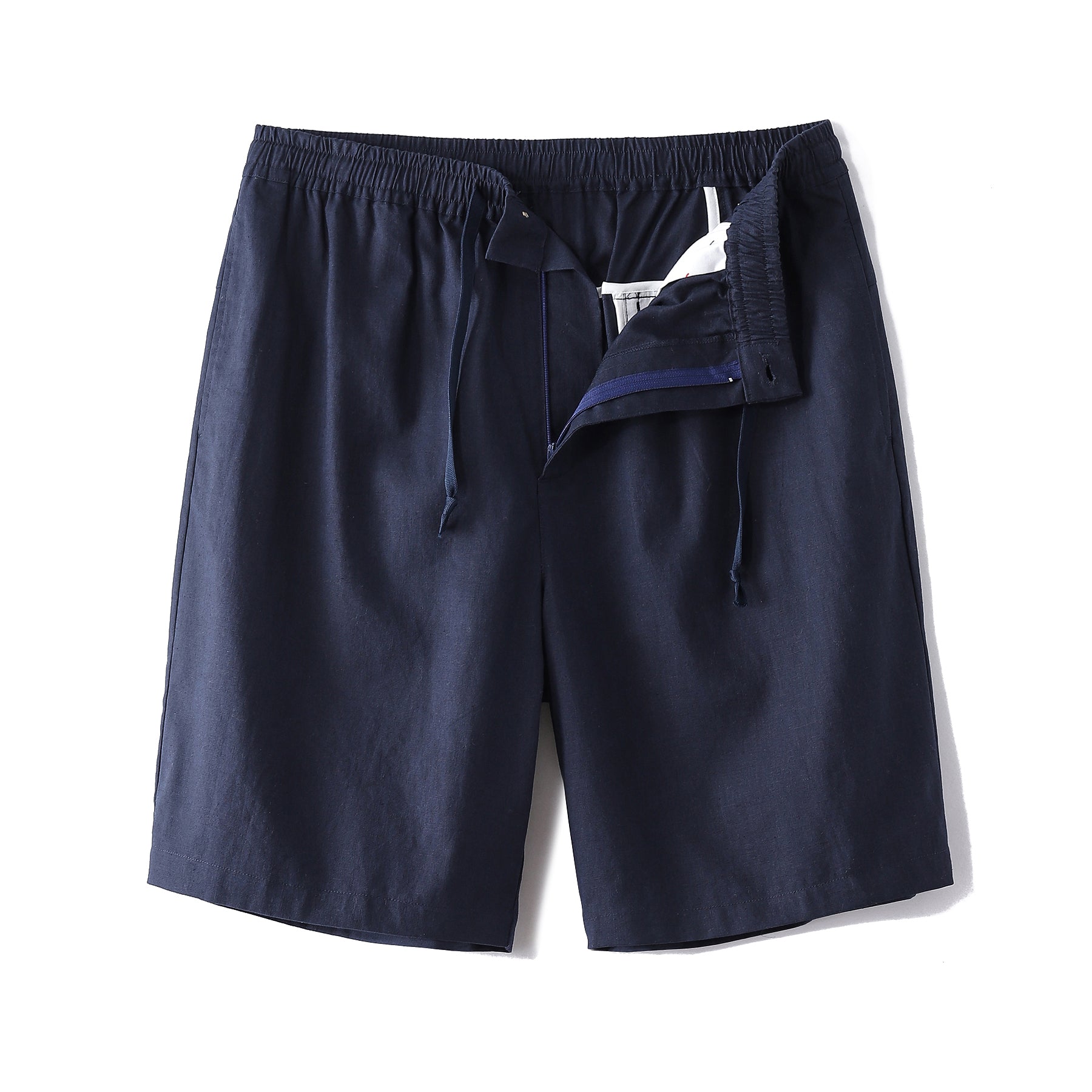 Mid-Rise Straight Bermuda 8-10 Inch Shorts - NAVY BLUE Version 1.0