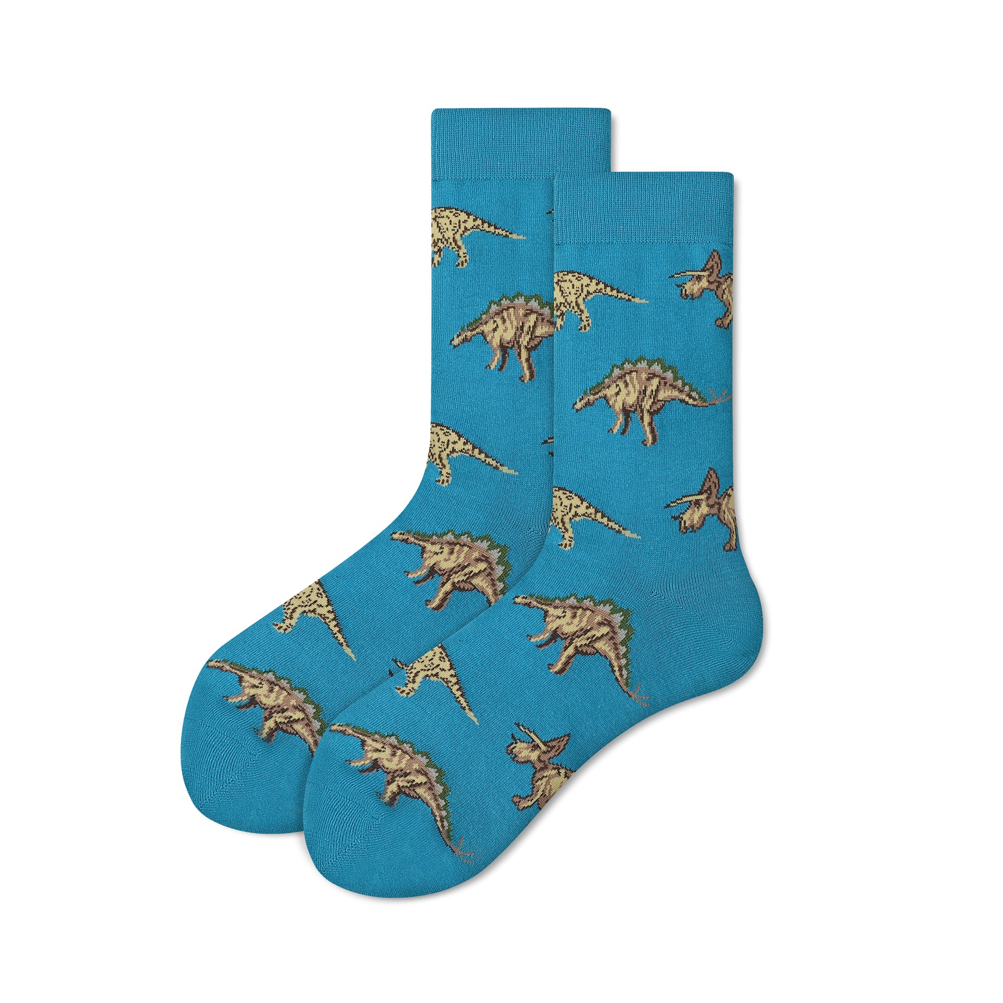 Chaussettes pour hommes et femmes avec imprimé dinosaures Jurassic Dinos Park