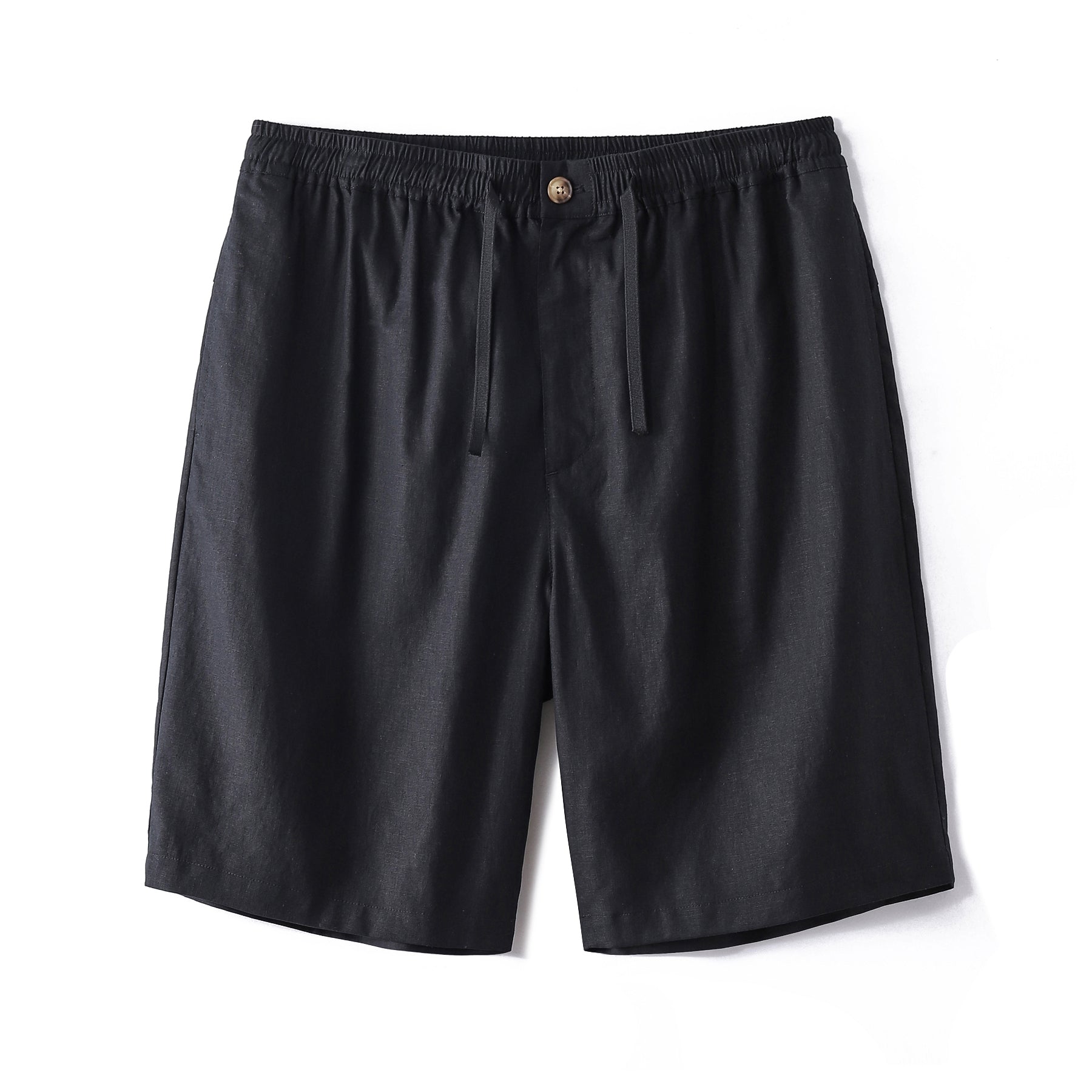 Mid-Rise Straight Bermuda 8-10 Inch Shorts - BLACK Version 1.0 – YIUME ...