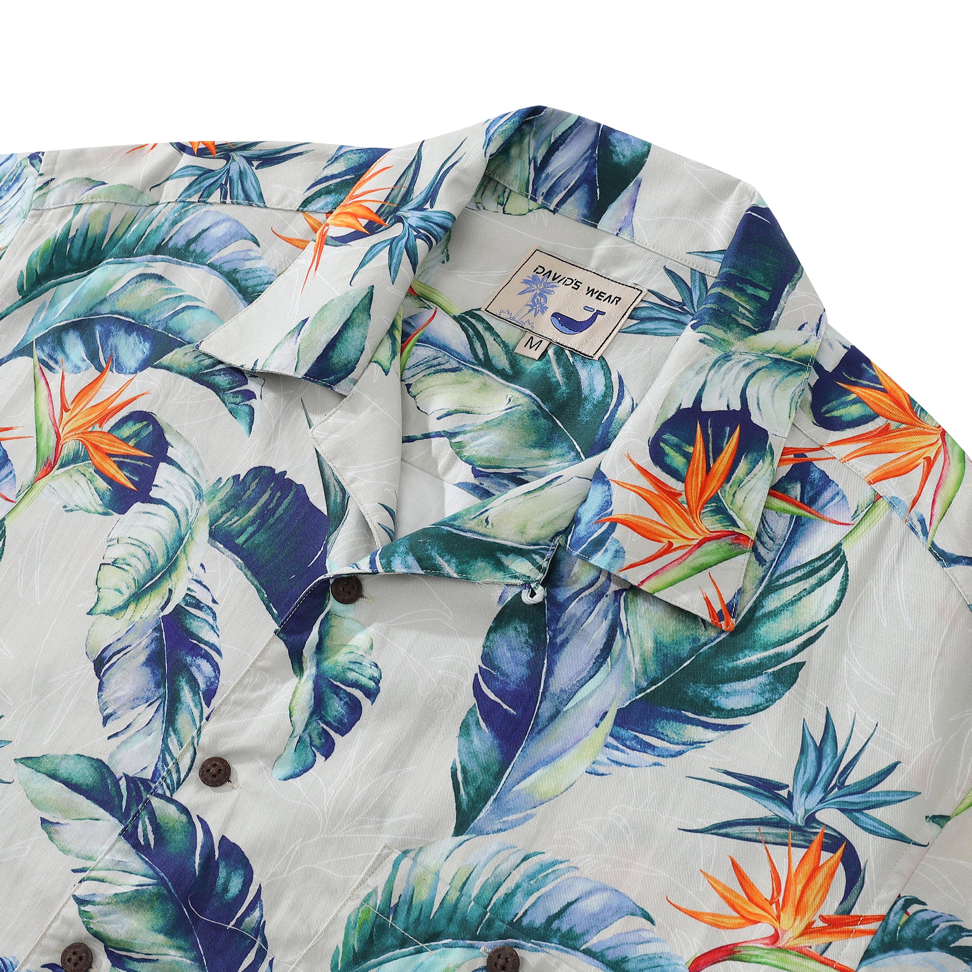 Hawaiian Shirt For Men Fantasy of the Paradise Bird Print Shirt