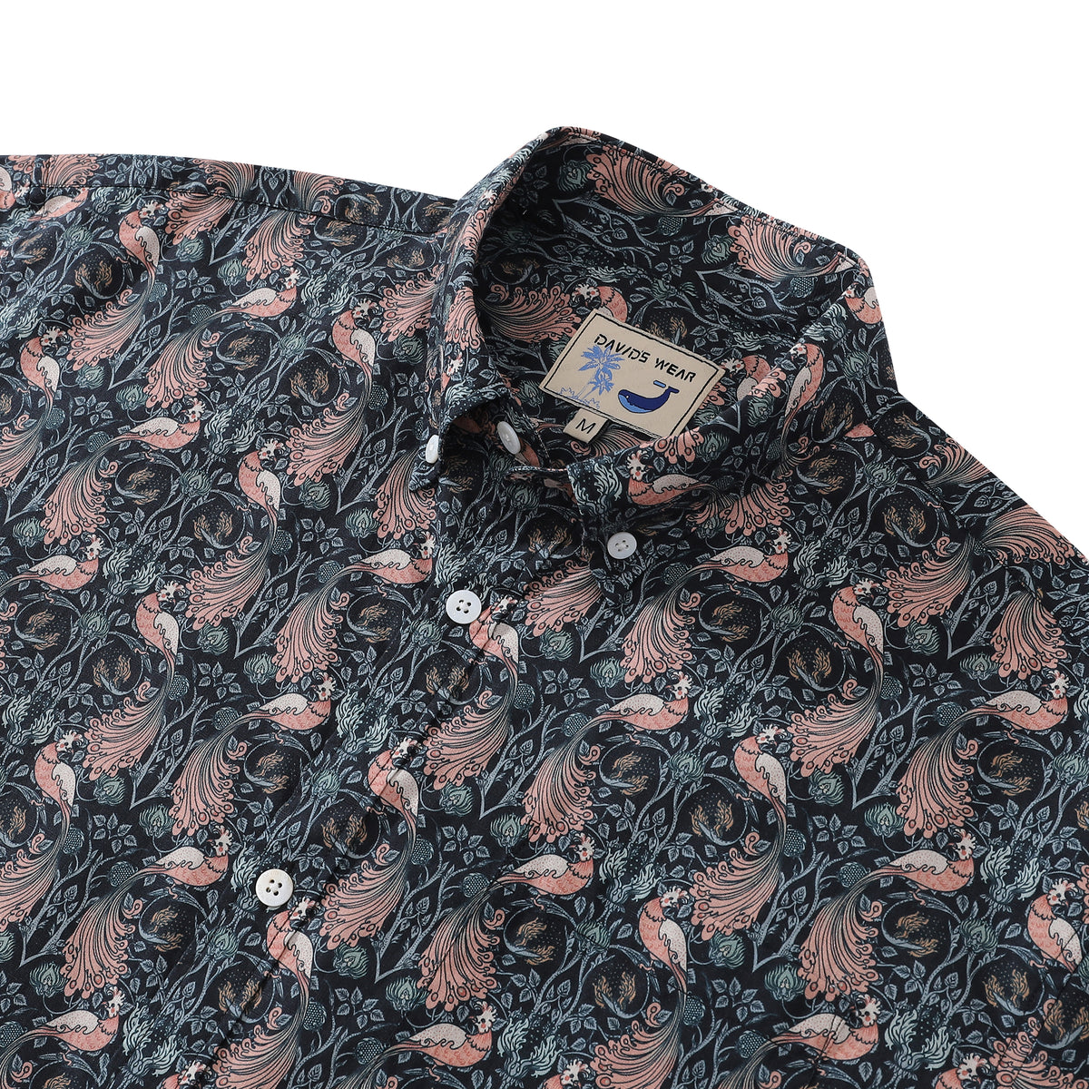 Hawaiian Shirts For Men Birds Designer Button-down Shirt – YIUME(DAVID ...